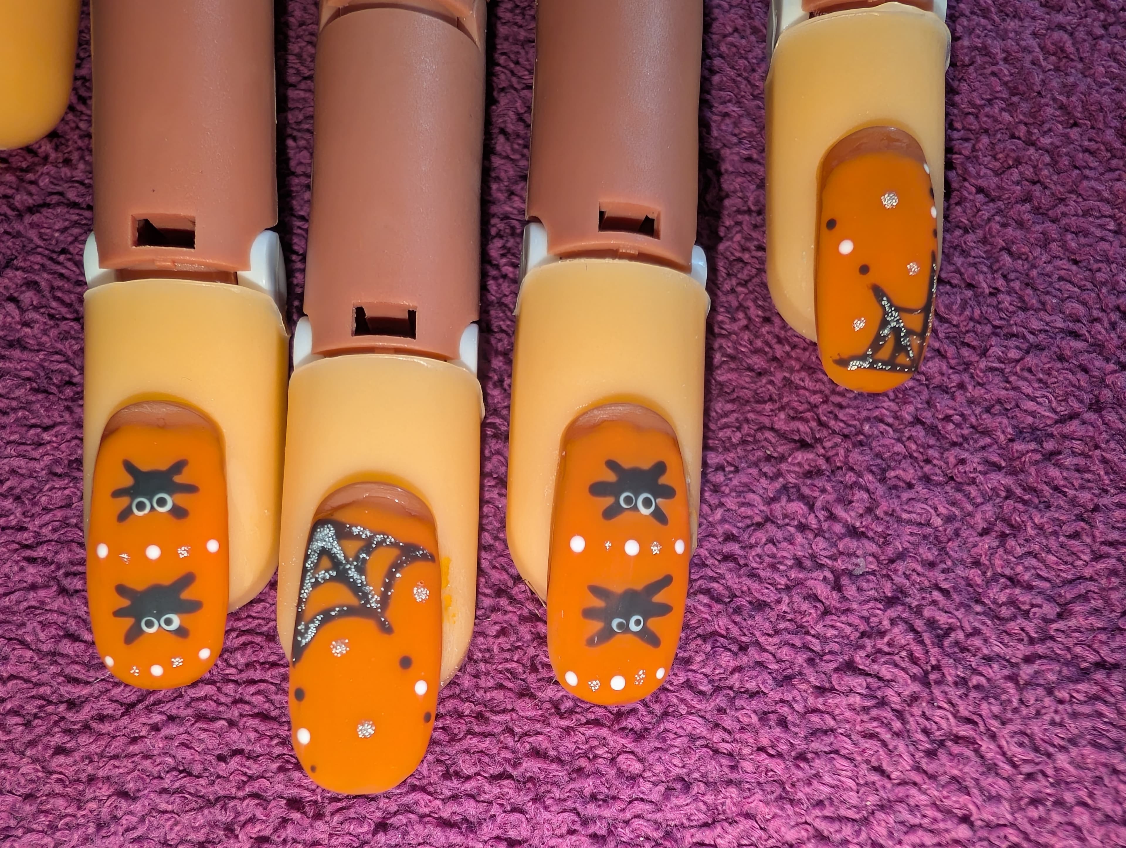 Halloween Orange Geometric
